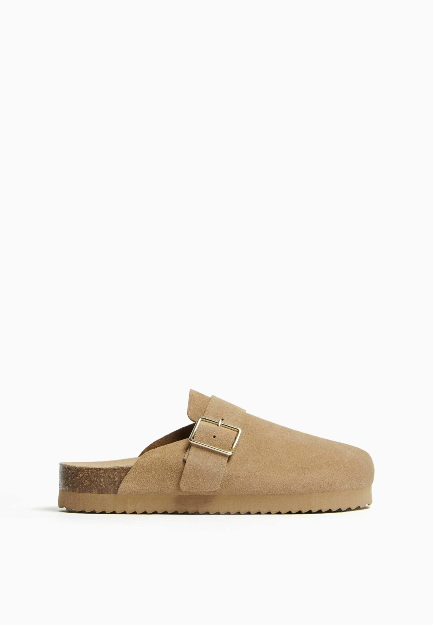 BERSHKA Pantoffels - Sand 7 BERSHKA Pantoffels - Sand - Afbeelding 7