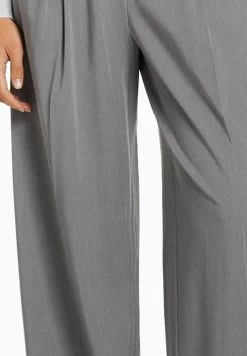 BERSHKA Tailored - Broek - Grey -Bershka 411da2e8a83642f2a3186d92d7efe435