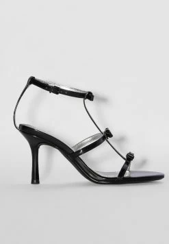 BERSHKA Bows- Sandalen Met Hoge Hak - Black -Bershka 41f41cb4ce4849c4baf1e5f680ec888b