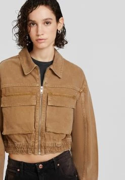 BERSHKA With Pockets - Spijkerjas - Camel -Bershka 4216de506af04dfcabbee0821a4cf895