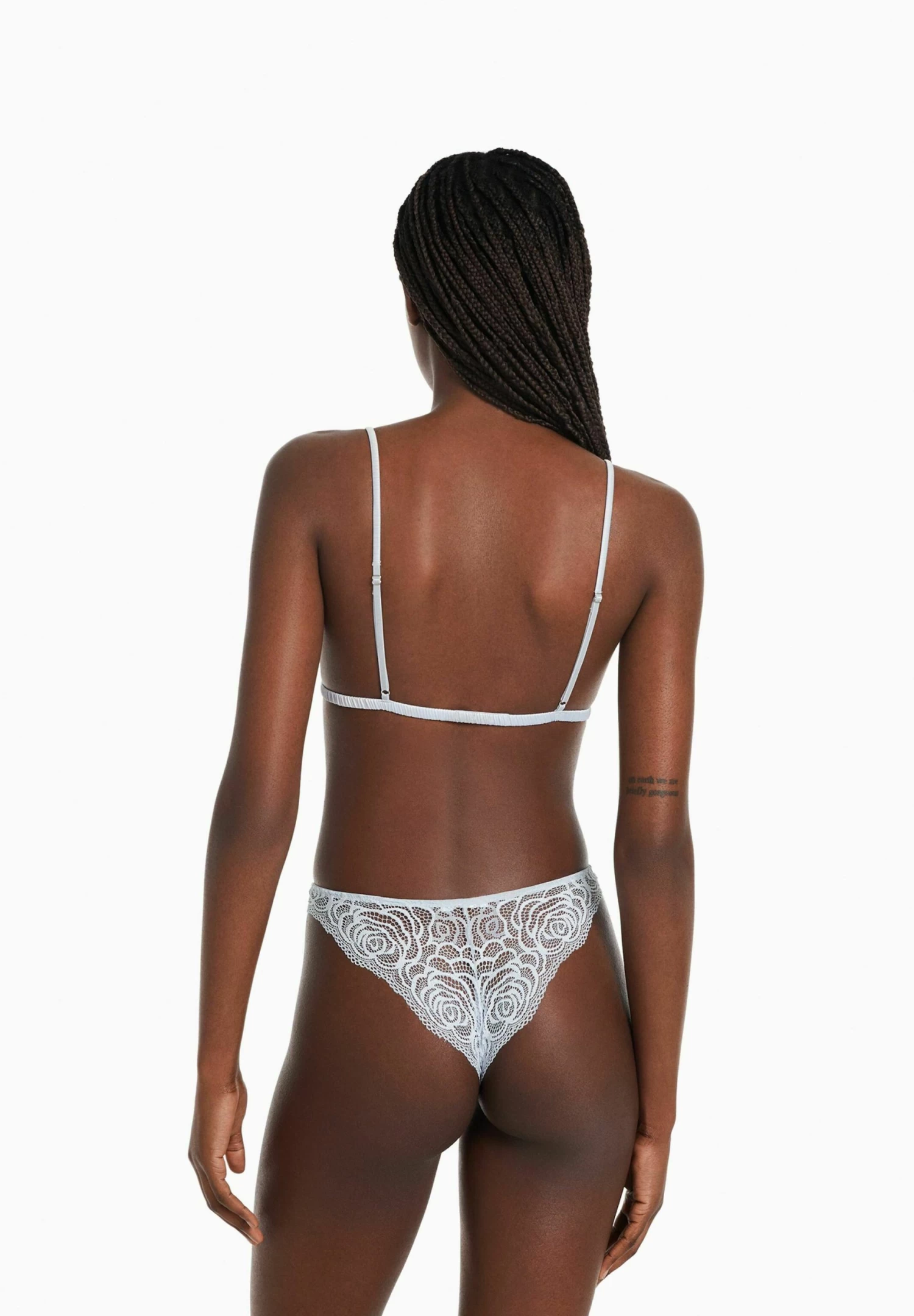 BERSHKA With Gathered Straps - Bikinitop - Dark Blue 3 BERSHKA With Gathered Straps - Bikinitop - Dark Blue - Afbeelding 3