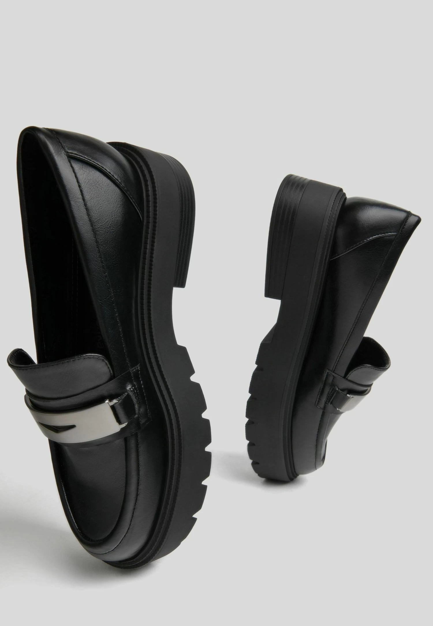 BERSHKA Instappers - Black 3 BERSHKA Instappers - Black - Afbeelding 3