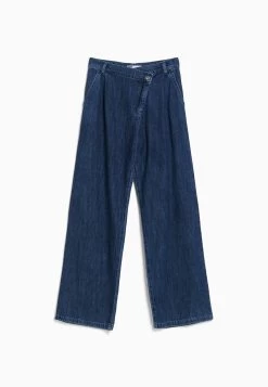 BERSHKA Tailored- Flared Jeans - Dark Blue -Bershka 4419ce984b9f48ac91d229bcd5af6c97