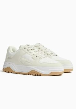 BERSHKA Chunky- Sneakers Laag - Sand -Bershka 446c805ab02348cdaf69a2e0e4021cff