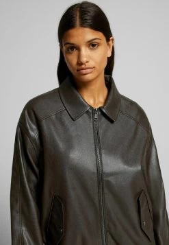 BERSHKA Dad Fit- Imitatieleren Jas - Dark Brown 9 BERSHKA Dad Fit- Imitatieleren Jas - Dark Brown -Bershka 44d44eff08454880903028da42cc30d4