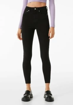 BERSHKA Super - Jeans Skinny Fit - Black