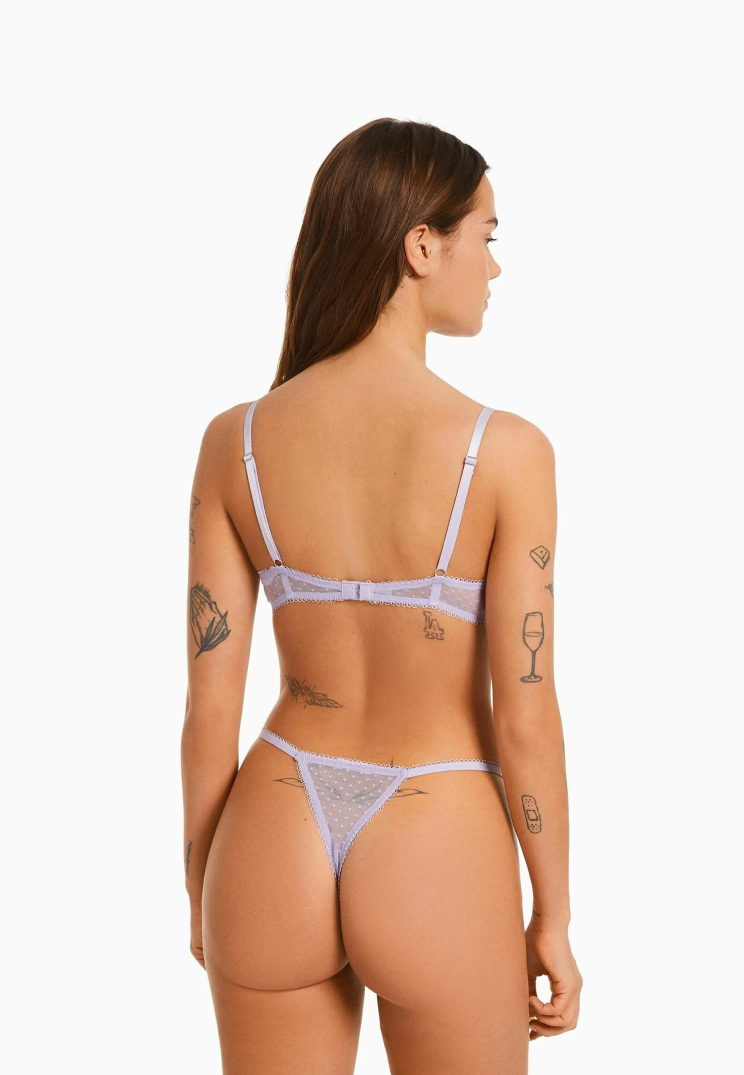 BERSHKA Blonde With Underwire - Bikinitop - Mauve 3 BERSHKA Blonde With Underwire - Bikinitop - Mauve - Afbeelding 3