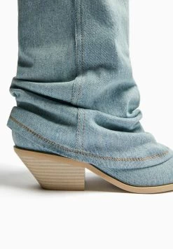 BERSHKA Cowboy-/Bikerlaarzen - Blue -Bershka 46e6c67ba7fd4e6e9274b502b4834211