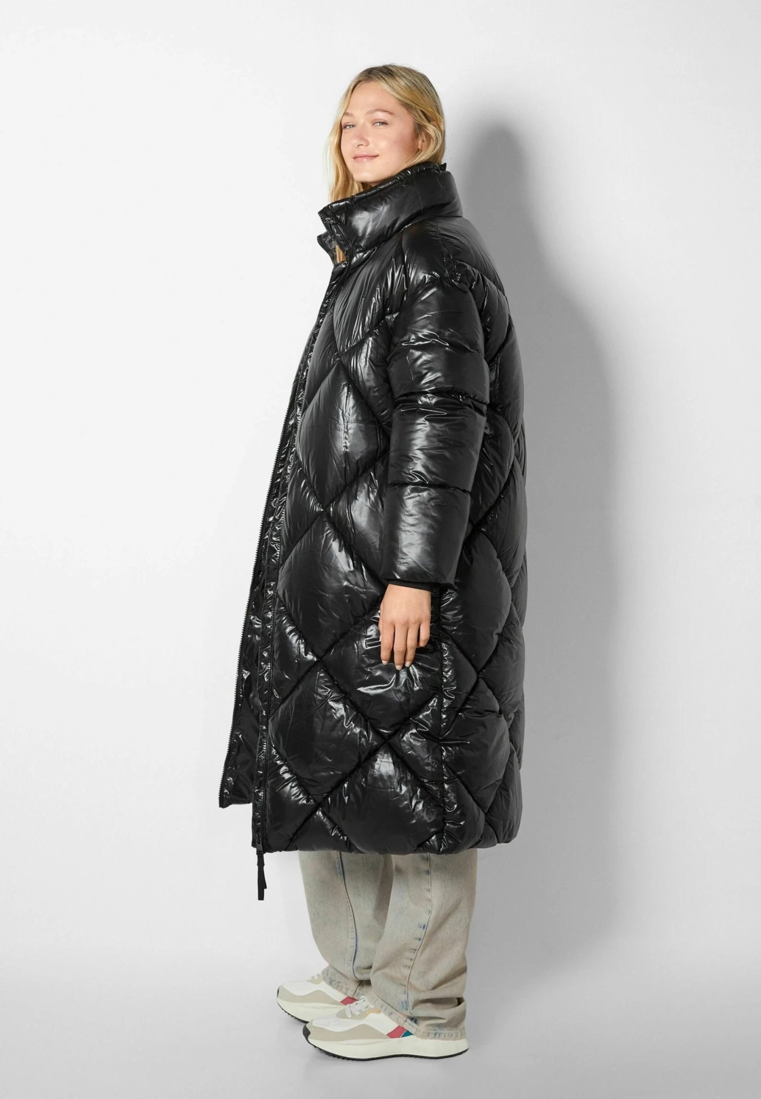 BERSHKA Winterjas - Black 2 BERSHKA Winterjas - Black - Afbeelding 2