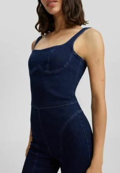 BERSHKA Bodycon Strappy - Jumpsuit - Light Blue -Bershka 47ae81ff39b046938a2453dfa911ce3d