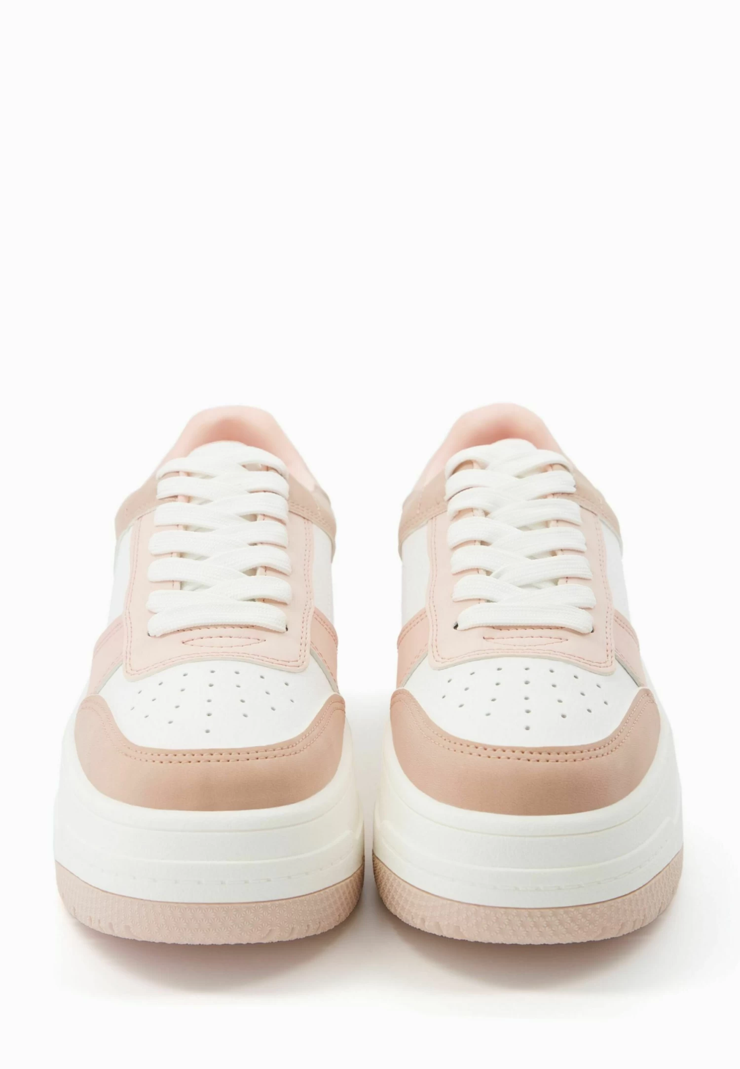 BERSHKA Contrast Platform - Sneakers Laag - Pink 7 BERSHKA Contrast Platform - Sneakers Laag - Pink - Afbeelding 7