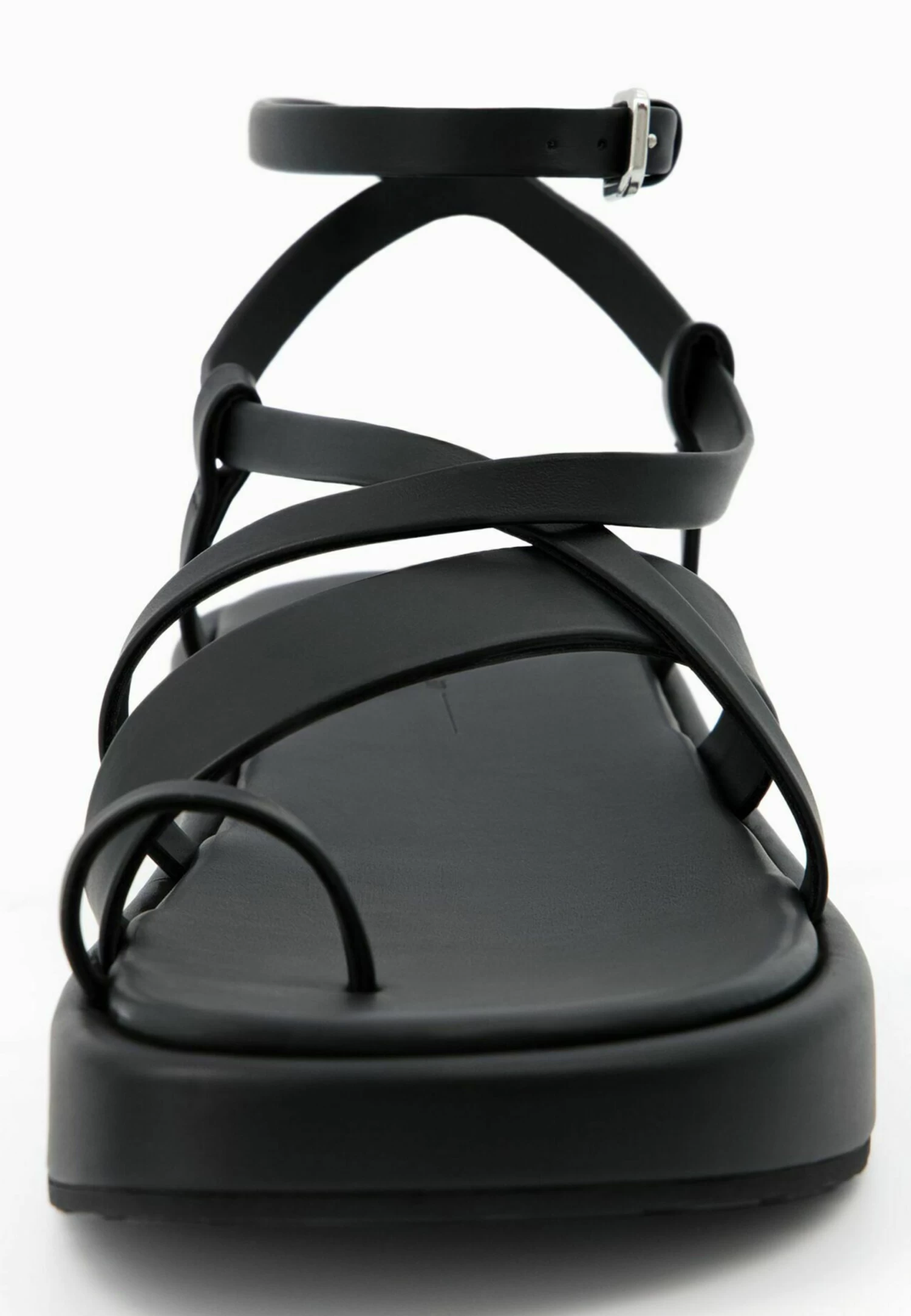 BERSHKA With Ankle Strap - Sandalen Met Plateauzool - Black 5 BERSHKA With Ankle Strap - Sandalen Met Plateauzool - Black - Afbeelding 5