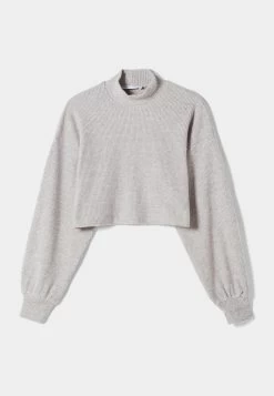 BERSHKA Long Sleeve High Neck 07788831 - Trui - Mottled Grey 10 BERSHKA Long Sleeve High Neck 07788831 - Trui - Mottled Grey -Bershka 4bddd4f1b2c54ae3a2aa42e492d5149b