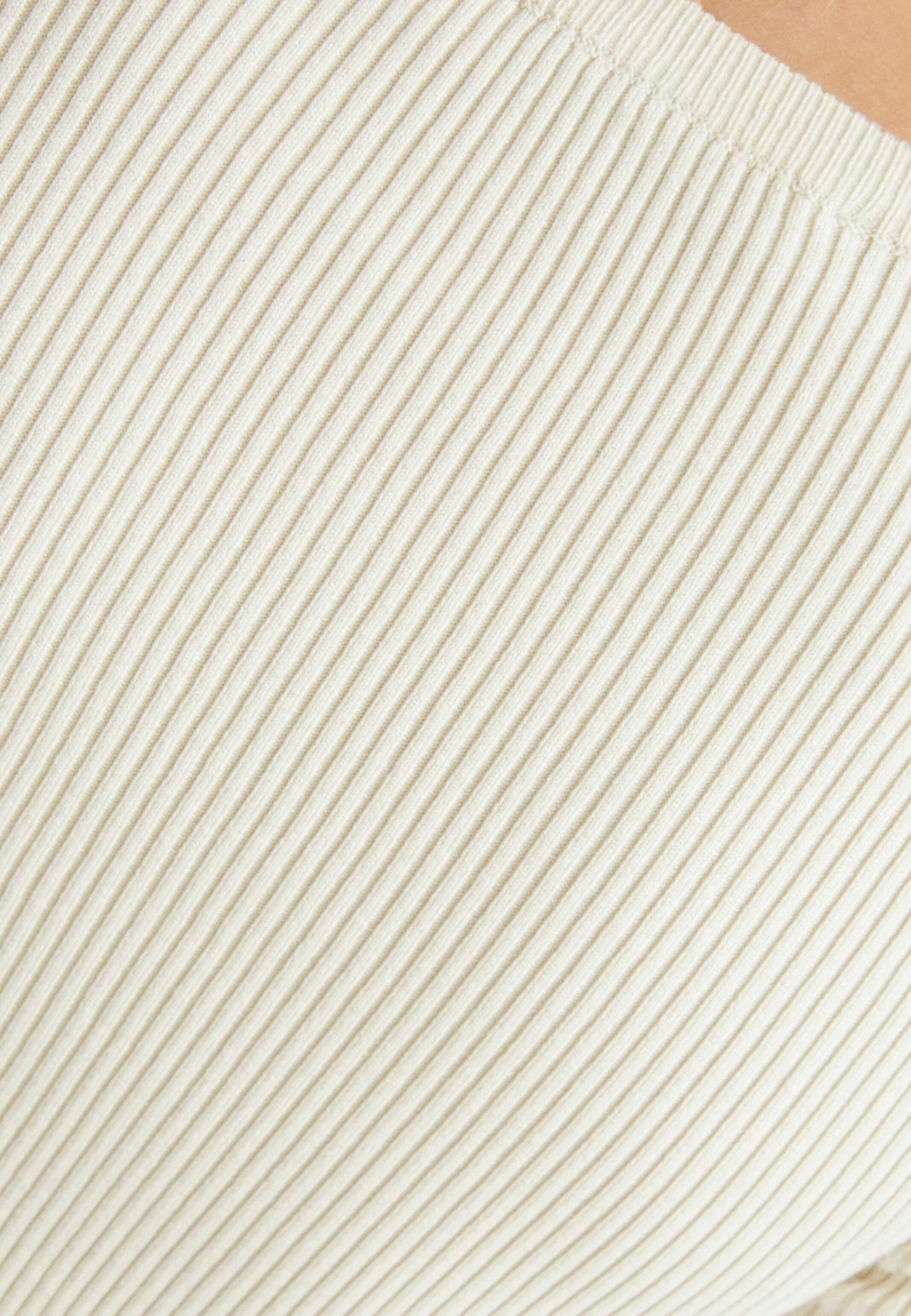 BERSHKA Cropped - Trui - Sand 5 BERSHKA Cropped - Trui - Sand - Afbeelding 5