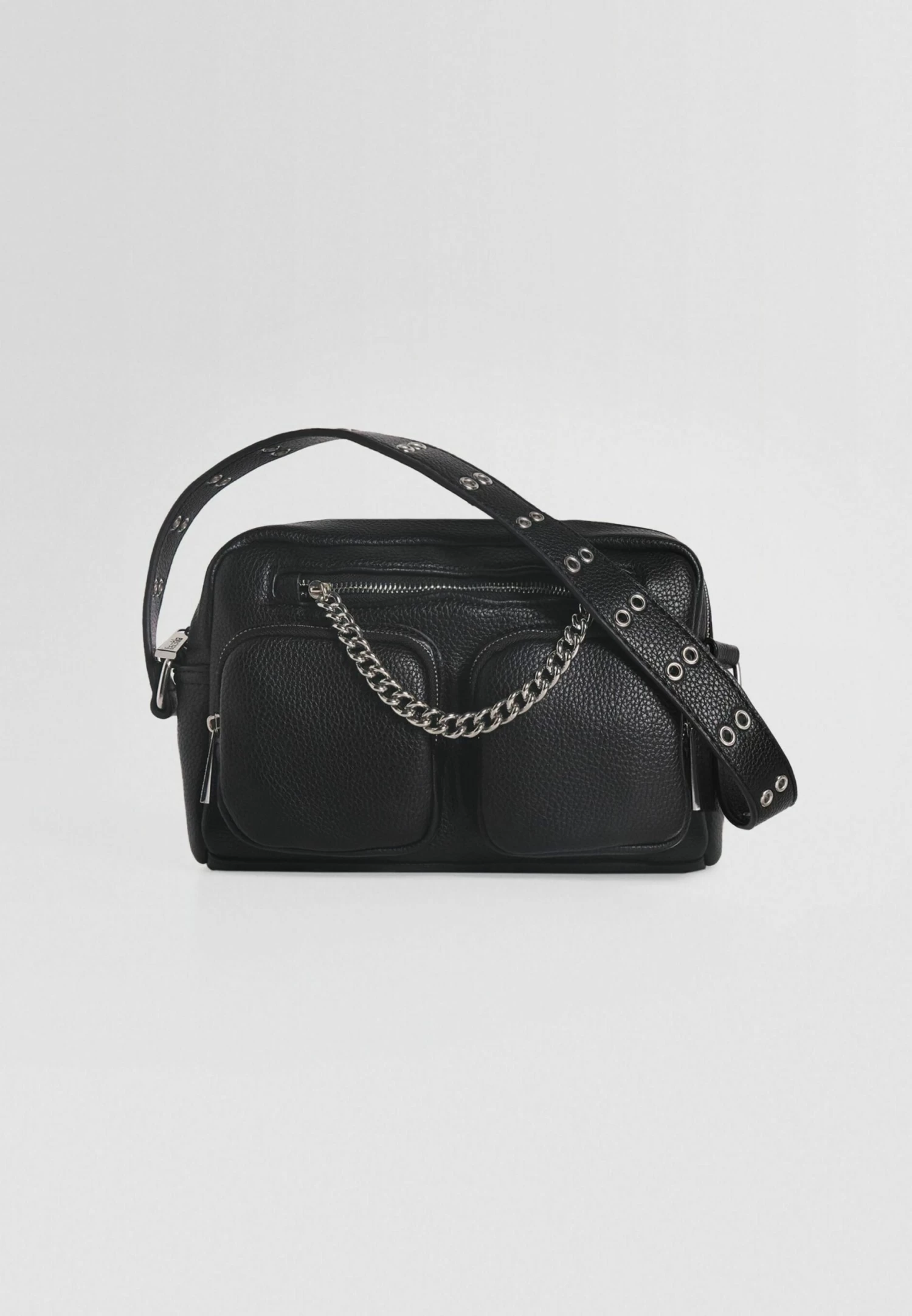 BERSHKA Chain With Pockets - Schoudertas - Black 6 BERSHKA Chain With Pockets - Schoudertas - Black - Afbeelding 6