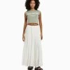 BERSHKA Boho- Maxirok - Beige