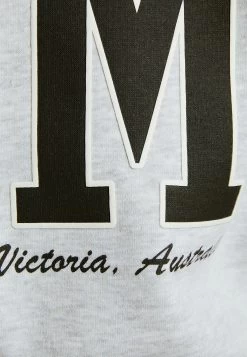 BERSHKA CroppedWith Print- Sweater Met Rits - Mottled Grey -Bershka 4db730bdbfee483dbcd9214d057f1aeb