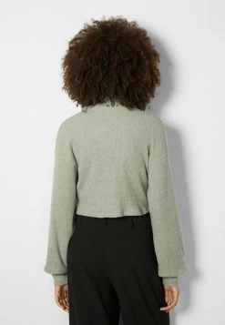 BERSHKA Long Sleeve High Neck 07788831 - Trui - Evergreen 8 BERSHKA Long Sleeve High Neck 07788831 - Trui - Evergreen -Bershka 4dda8b39ee0a4a22a7d131161dc28943