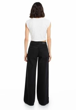 BERSHKA Wide-Leg - Flared Jeans - Black 8 BERSHKA Wide-Leg - Flared Jeans - Black -Bershka 4e58eeddb99d4eb9840fb4f14ed74200
