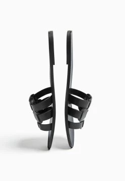 BERSHKA Strappy- Muiltjes - Black -Bershka 4e7e98819b6445979e9238767aaf0552