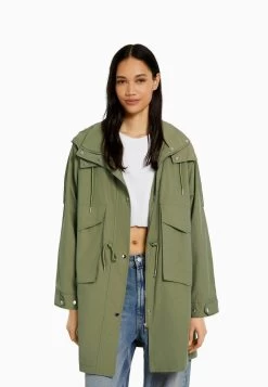 BERSHKA Effect - Parka - Khaki