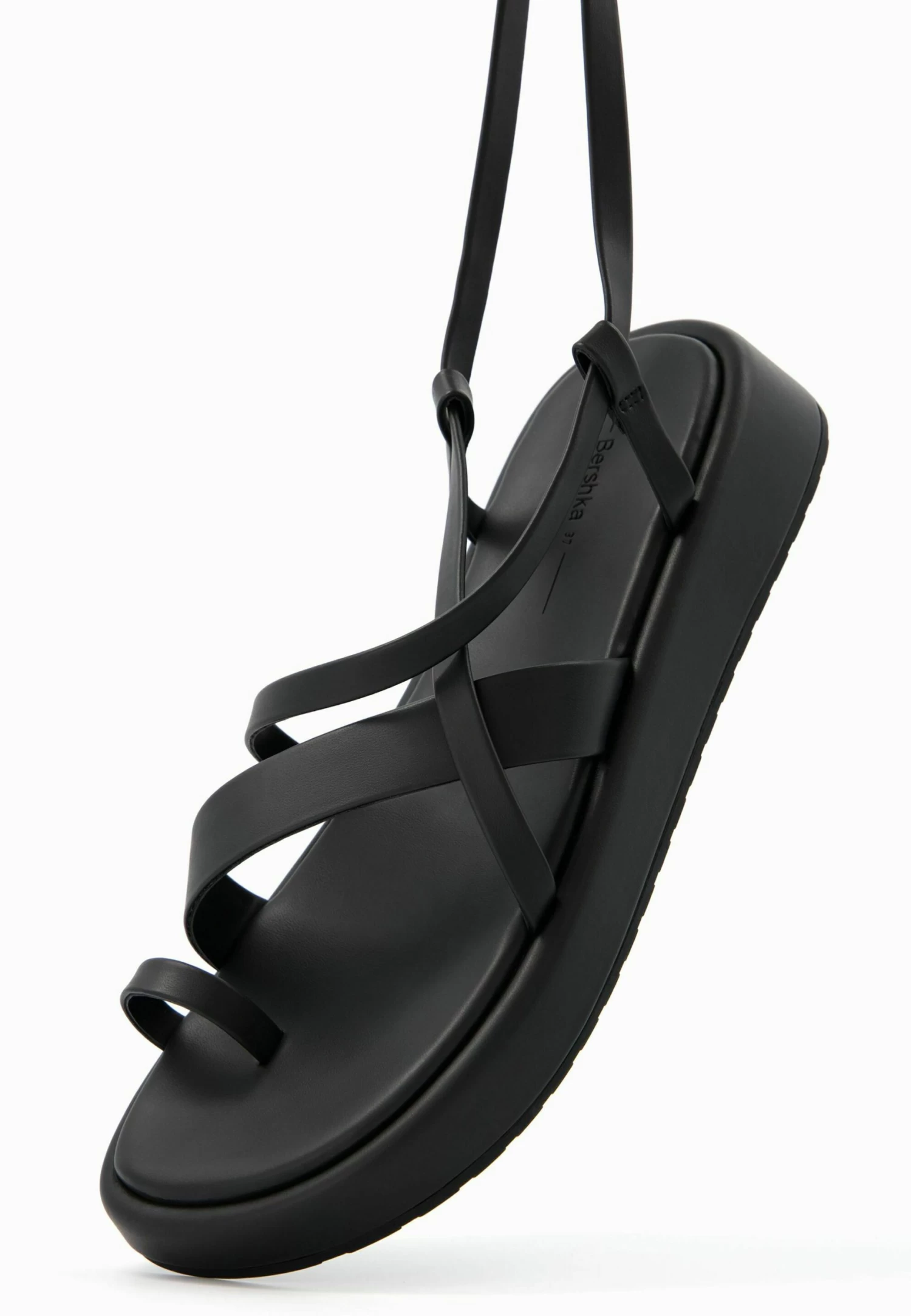BERSHKA With Ankle Strap - Sandalen Met Plateauzool - Black 6 BERSHKA With Ankle Strap - Sandalen Met Plateauzool - Black - Afbeelding 6