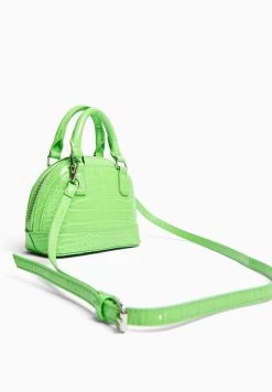 BERSHKA Mini Mock Croc - Handtas - Green -Bershka 50863038acf148a2b00e438df23e99f4