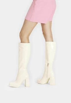 BERSHKA Laarzen - Off-White