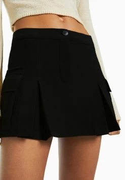 BERSHKA Tailored With Pockets - Minirok - Black 9 BERSHKA Tailored With Pockets - Minirok - Black -Bershka 518f10ef1aed4888ad341e47fbcb35ec