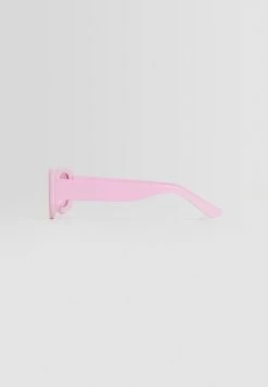 BERSHKA Rectangular- Zonnebril - Light Pink -Bershka 522745d2dae642479811368c86f30d97
