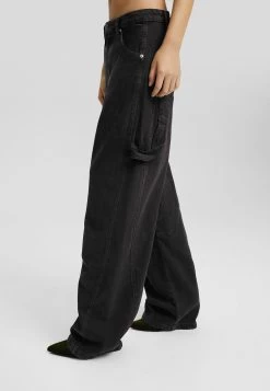 BERSHKA Skater With Carpenter Detail - Broek - Dark Blue -Bershka 527eca05ea454b998a63ffde14fb25de