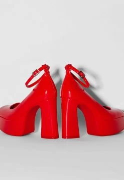 BERSHKA Hoge Hakken - Red -Bershka 538463ac52b84e36beb6c3d0b18a2a6b