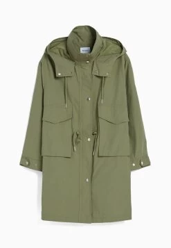 BERSHKA Effect - Parka - Khaki -Bershka 544d18a3aa7942e39d0be7b4e609a0b4