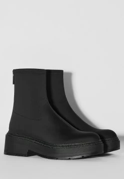 BERSHKA Fitted Flat - Korte Laarzen - Black -Bershka 546907972b964912a80cb8b464d5637a