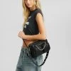BERSHKA Chain With Pockets - Schoudertas - Black