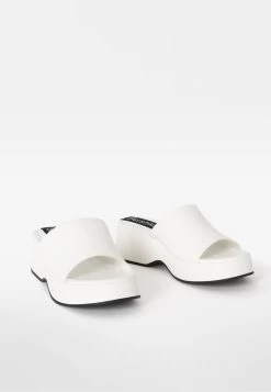 BERSHKA Muiltjes - White -Bershka 59638bdcb8784914ae69b028cb9054ad