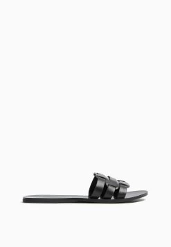 BERSHKA Strappy- Muiltjes - Black -Bershka 5b21e9e49dbc432a90f3239a6bec9923