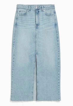 BERSHKA Jeansrok - Light-Blue Denim -Bershka 5b3421daae61403ea1c0178e8ba74953