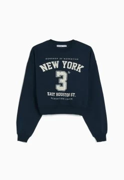 BERSHKA Printed - Sweater - Royal Blue 11 BERSHKA Printed - Sweater - Royal Blue -Bershka 5b9f1bdc32924230ad654fcd224c75c8