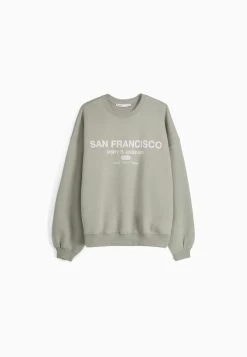 BERSHKA Printed - Sweater - Grey 11 BERSHKA Printed - Sweater - Grey -Bershka 5bf864eabac2410793424b25d3a9f1e2