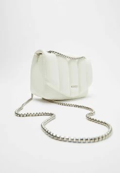 BERSHKA Mit Vertikalem Steppmuster Und Tragekette- Schoudertas - White -Bershka 5c709b2acf3e4965ae7e1aa806ddee27