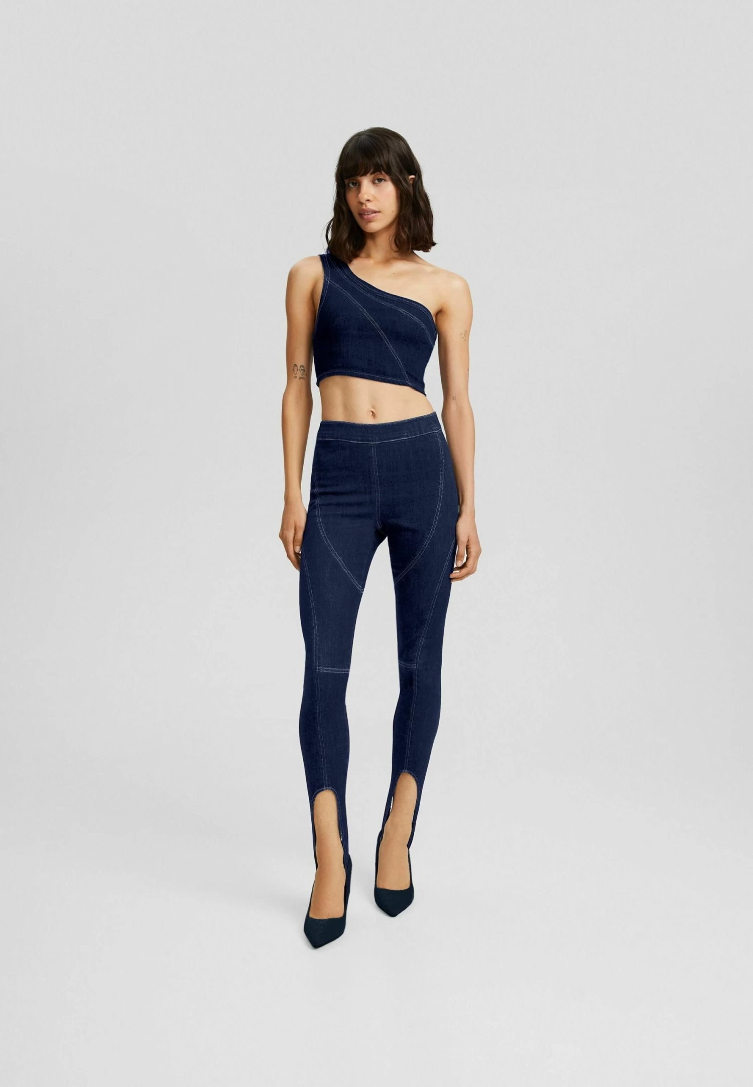 BERSHKA Jeggings - Light Blue 2 BERSHKA Jeggings - Light Blue - Afbeelding 2