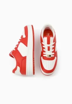 BERSHKA Contrast - Sneakers Laag - Red -Bershka 5e5c6e39e7a344a49808265aa91b88f5