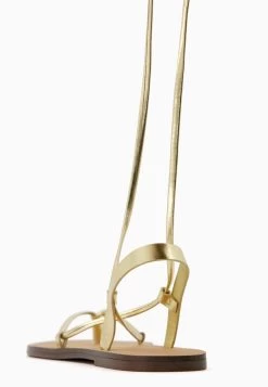 BERSHKA Teensandalen - Gold Coloured -Bershka 5edd2ee18e55474a95acb6d46d9aabd1