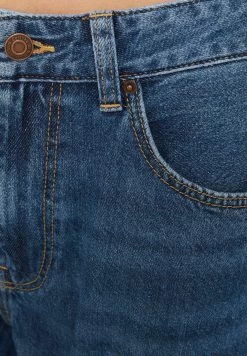 BERSHKA Wide-Leg - Flared Jeans - Dark Blue -Bershka 5f91a9f9c68843dbacc3aab0d701c21f