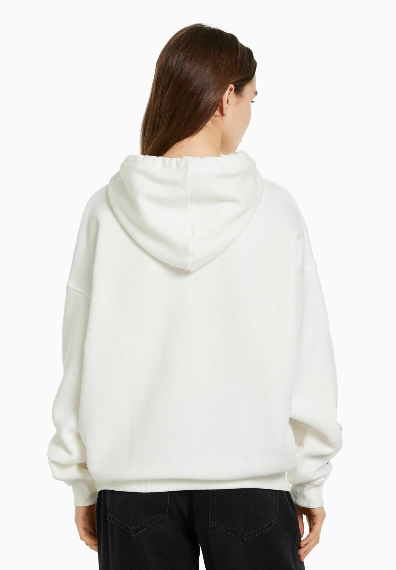BERSHKA Darling In The Franxx Print - Hoodie - White 3 BERSHKA Darling In The Franxx Print - Hoodie - White - Afbeelding 3