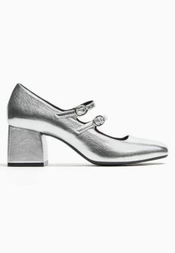 BERSHKA Mary Jane Block Heel - Klassieke Pumps - Silver Coloured 13 BERSHKA Mary Jane Block Heel - Klassieke Pumps - Silver Coloured -Bershka 623a62bcfde84482a32d67785e1207fa