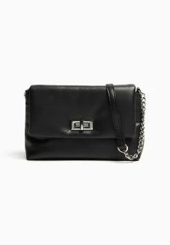 BERSHKA Chain Strap With Fastening Detail - Schoudertas - Black -Bershka 64f6f39d96cf40bba335131ba630c19a