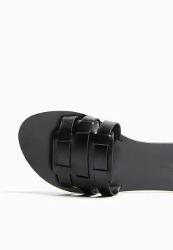 BERSHKA Strappy- Muiltjes - Black -Bershka 6572848239c8419d8bec6a46967e6819