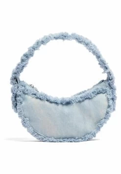 BERSHKA With Fringing - Handtas - Dark Blue -Bershka 66afe888f2cb4511831ee0f329826bb7